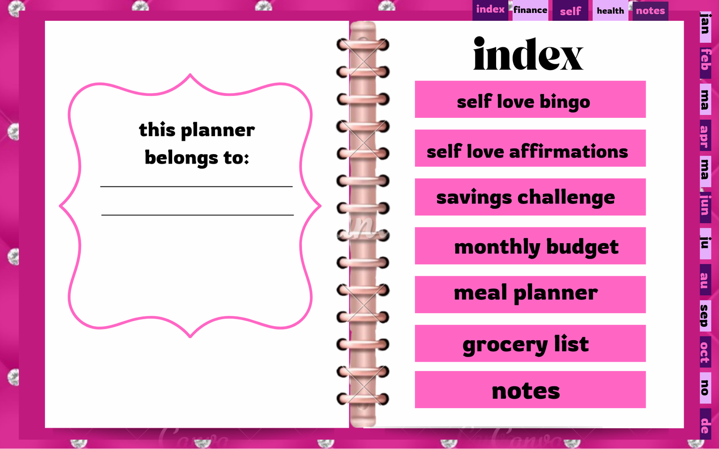 IT Girl Digital Planner